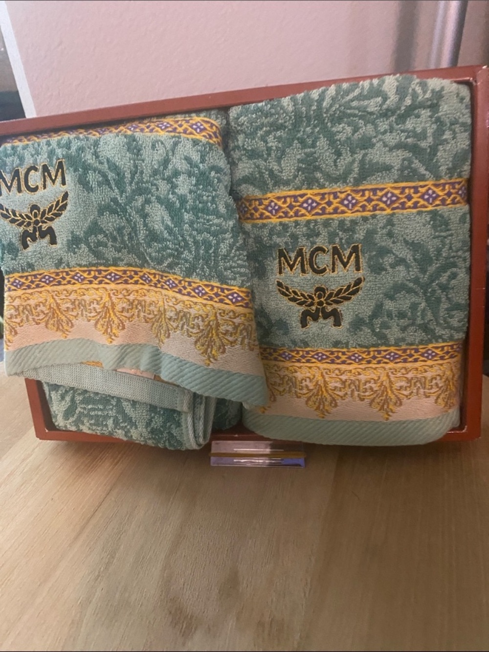 MCM Bath Guest hand/face towels .